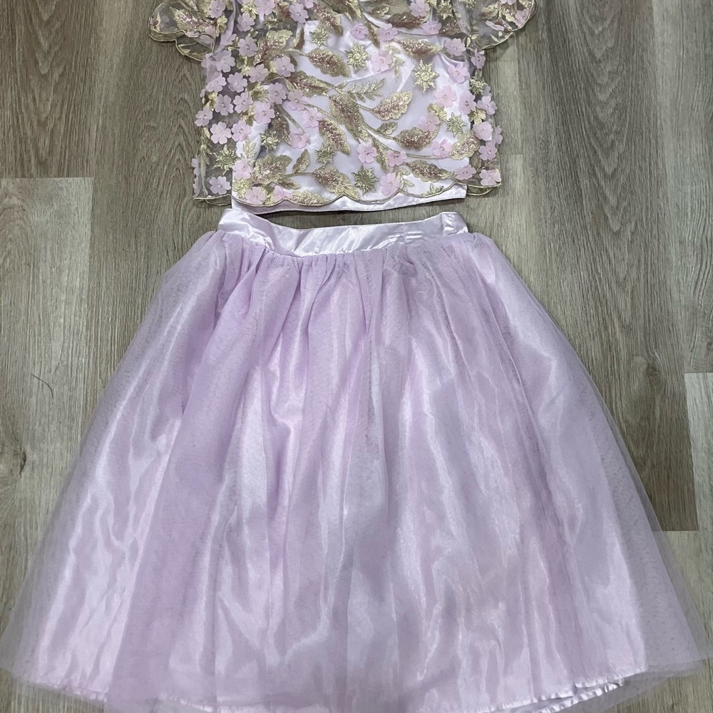 Disney Rapunzel Lavender and Goldtwo piece dress
